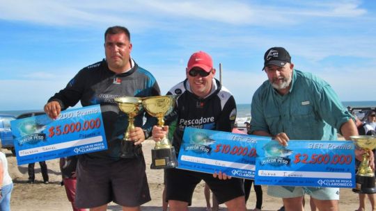 La pesca estuvo ausente en el último concurso del año en las playas de Claromecó