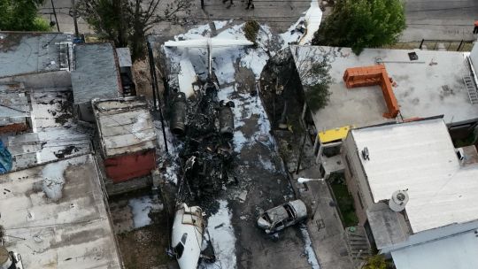 San Fernando: se estrelló un avión privado que venía de Punta del Este y murieron los dos pilotos