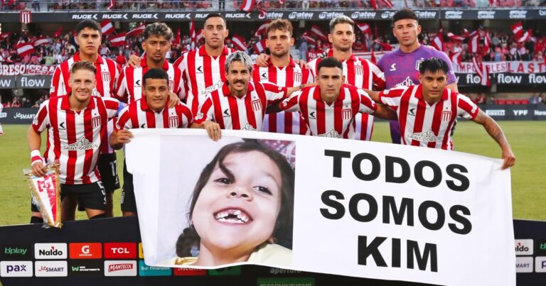 El homenaje de Estudiantes a Kim Gómez, la niña asesinada en La Plata