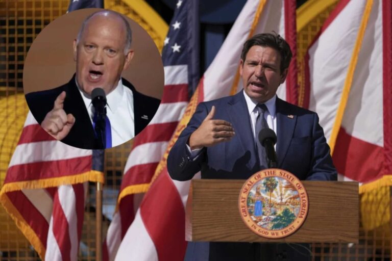 Guiño a Ron DeSantis: Tom Homan pone contra las cuerdas a los jueces de Florida