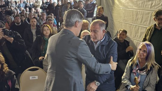 Passerini y Juez coincidieron en el acto por el 24 de Marzo en el Memorial de San Vicente