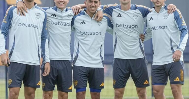 Ander Herrera, como un pibe más de Boca Predio: «Acá estamos con los chavales»
