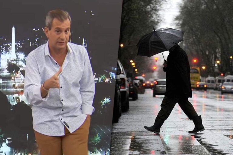 Matías Bertolotti anticipó una lluvia ‘al paso’ este miércoles 16 en el AMBA
