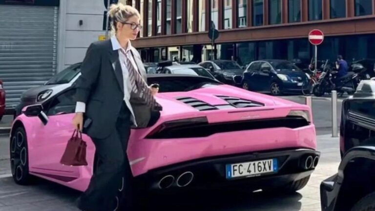 Wanda Nara justificó el cambio de look de su Lamborghini: «Verano europeo»