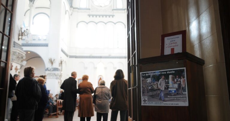 «La principal demanda de la gente es por trabajo», dice el presidente de Cáritas