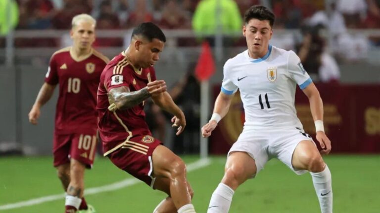 Uruguay vs Venezuela por las Eliminatorias Sudamericanas: horario, formaciones y TV