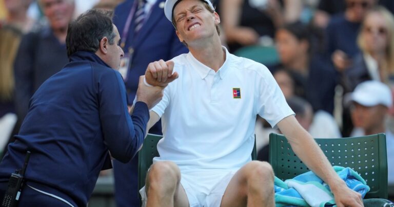 Wimbledon, día 8: Djokovic ya está en cuartos y Sinner la pasa mal con Dimitrov