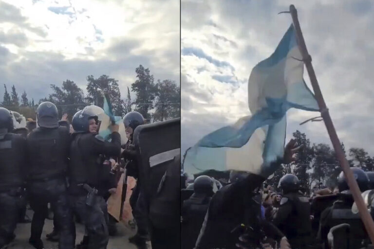 Removieron el quebracho tricentenario de Villa Allende tras una fuerte represión