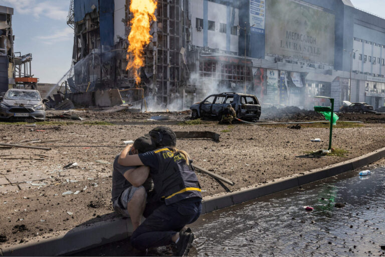 Rusia y Ucrania se bombardearon horas después de las conversaciones de paz