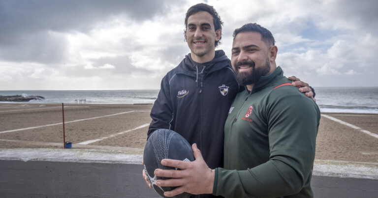 La foto más esperada: eran rivales, le salvó la vida en un partido de rugby y se volvieron a reunir con la guinda de por medio