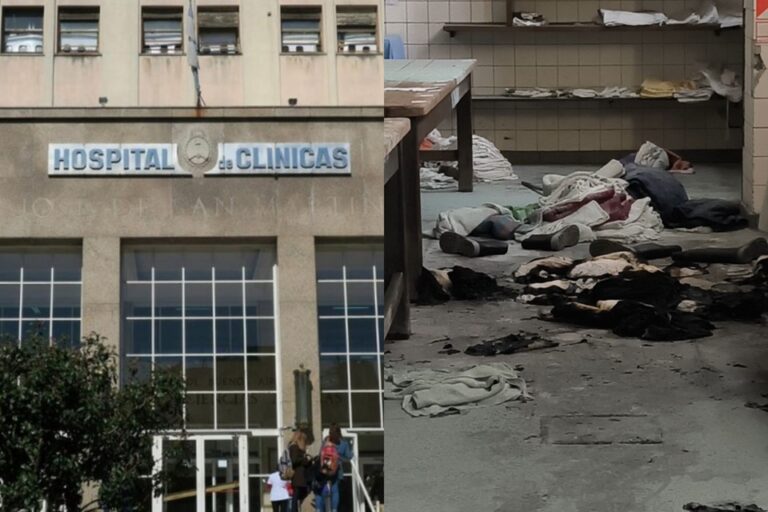 Recortes y abandono: nuevo episodio de vandalismo en el Hospital de Clínicas