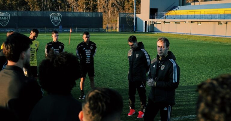 Las imágenes de Venezuela entrenando en Boca Predio