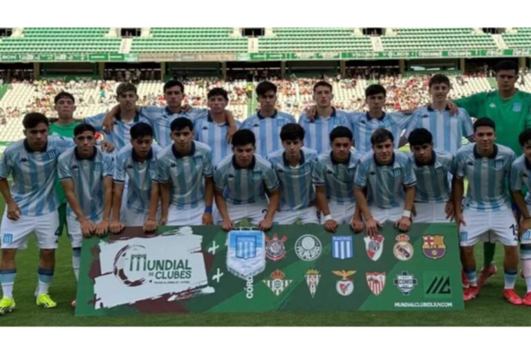 Racing venció al Real Madrid y jugará la final del Mundial de Clubes juvenil