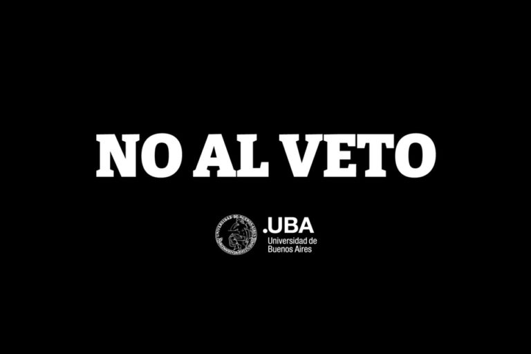 «No al Veto»: el mensaje con fondo negro que bloquea las páginas web de la UBA