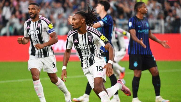 En un partido emocionante, Juventus venció a Inter y se quedó con el clásico