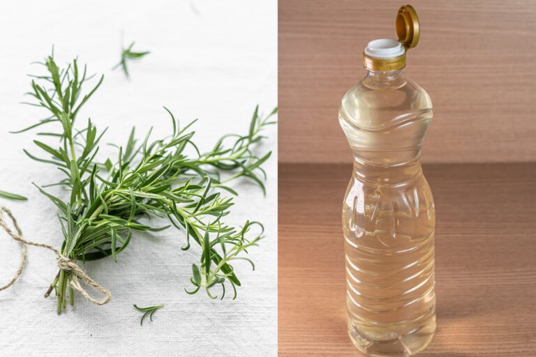 Para qué se recomienda la mezcla de vinagre blanco y romero