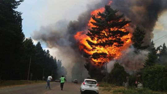 «Catástrofe total» en Epuyén: el fuego sigue sin control y ya arrasó más de 12 mil hectáreas