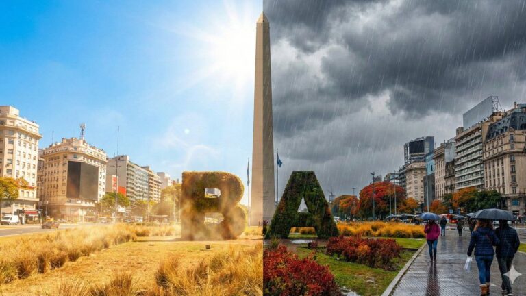 Cambió el pronóstico y se desbloquean las lluvias a Buenos Aires: cuándo llegan las tormentas y baja el calor