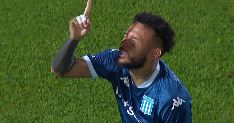 Video: el doblete de Duván Vergara para Racing ante Atlético Tucumán